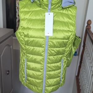 Nikki Jones Lime Green Vest NWT